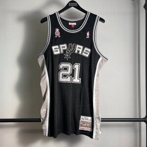 Mitchelle Ness San Antonio Spurs Duncan Jersey size 2XL